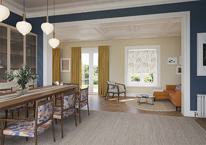 Foxglove Field, Golden Dawn - Roller Blind - Image 7